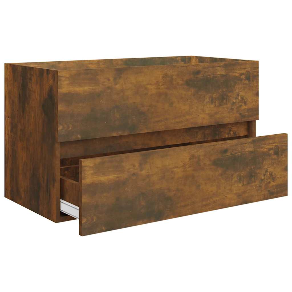 2-tlg. Badmöbel-Set Weiß Holzwerkstoff