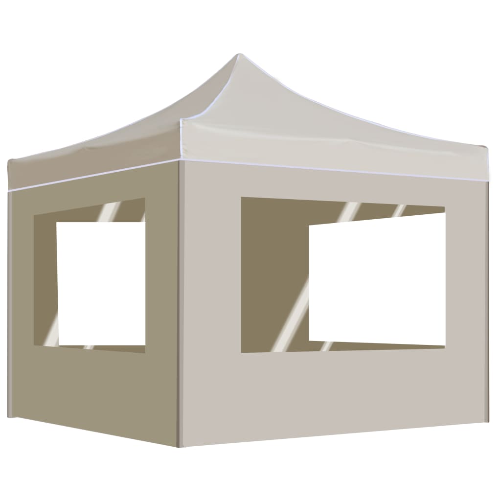 Profi-Partyzelt Faltbar Aluminium 2x2 m Anthrazit