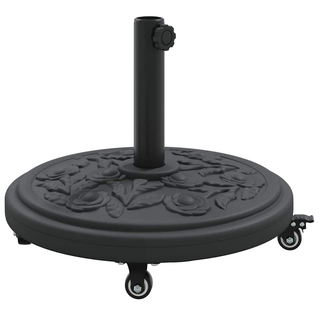 Sonnenschirmständer für Ø38/48 mm Mast 9 kg Halbrund