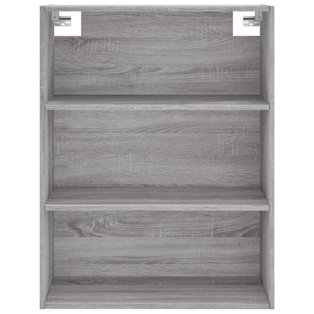 Highboard Betongrau 69,5x34x180 cm Holzwerkstoff