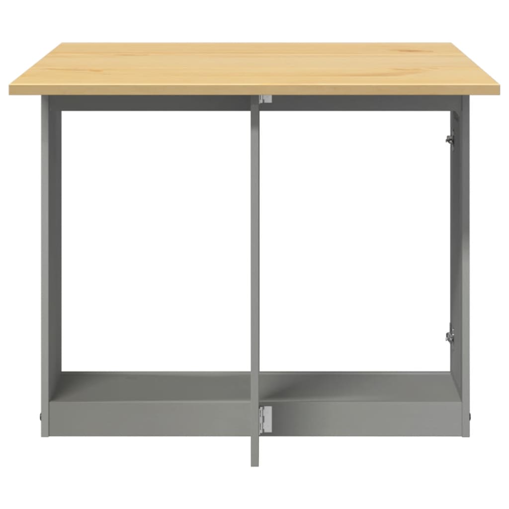 Butterfly-Esstisch Klappbar Corona Wachsbraun Massivholz Kiefer