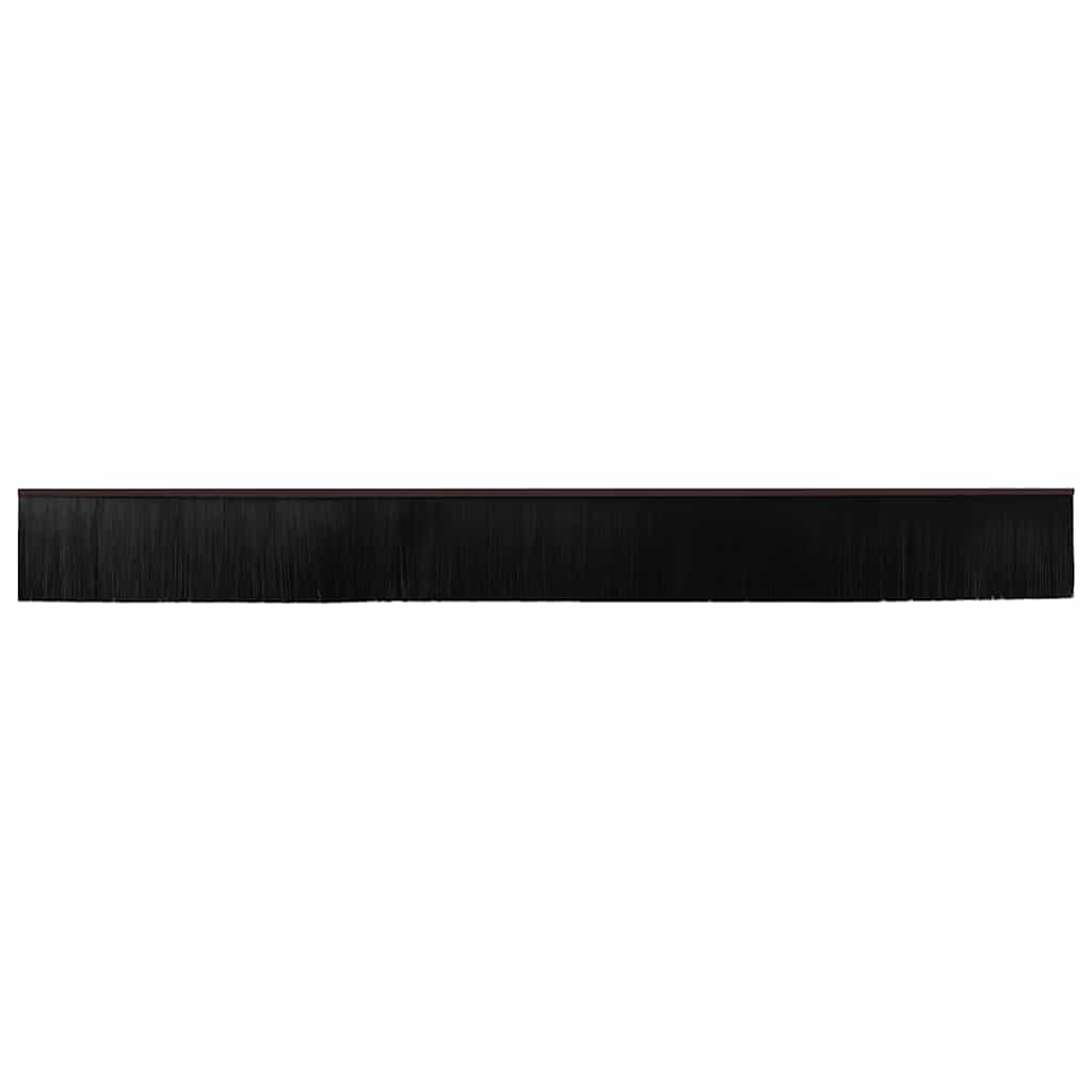 Aufsteck Türbürstendichtungen 2 pcs Braun 100 cm