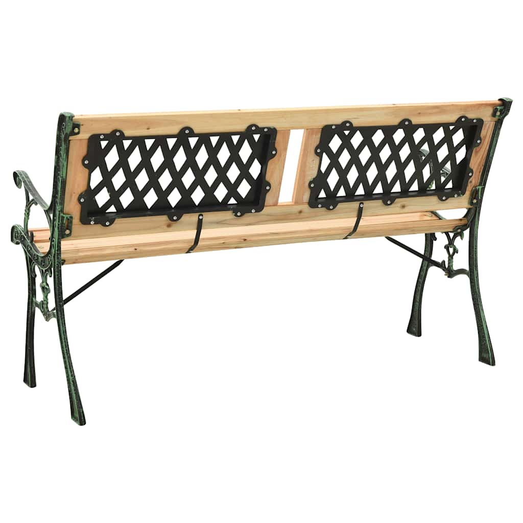 Gartenbank 122 cm Massivholz Tanne