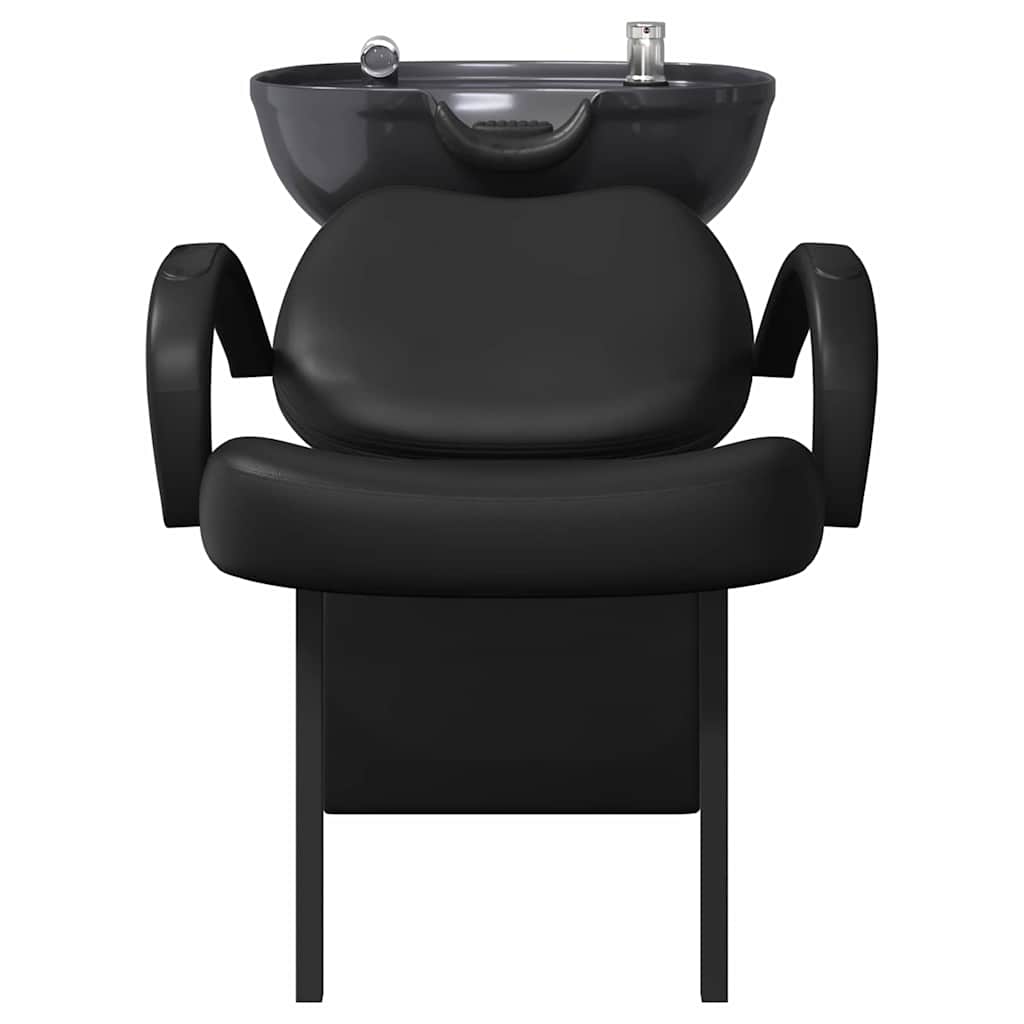 Shampoo Stuhl Schwarz 136 x 60 x 92 cm PVC