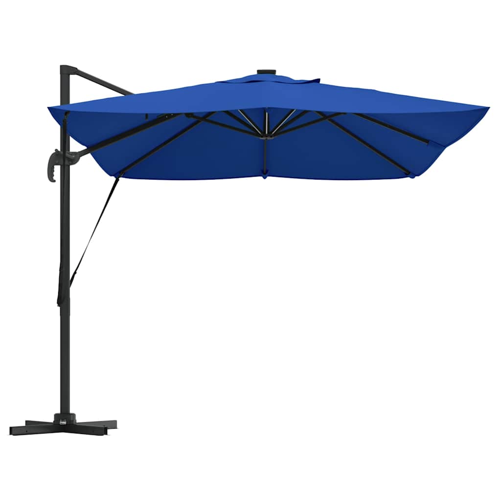 Sonnenschirm Sand 352 x 251 x 265 cm Polyester und Aluminium