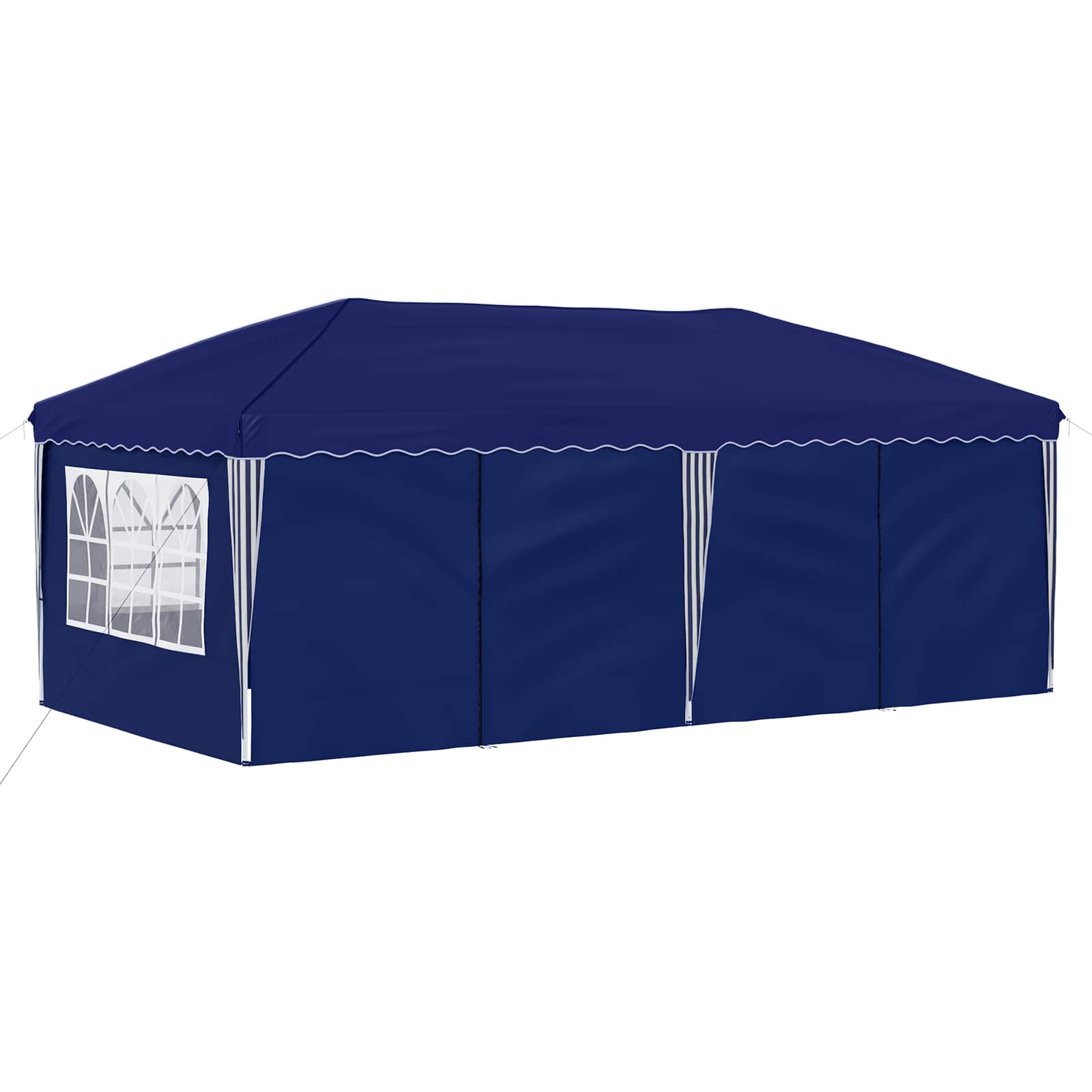 Pop-up Partyzelt 575 x 290 x 245 cm Creme