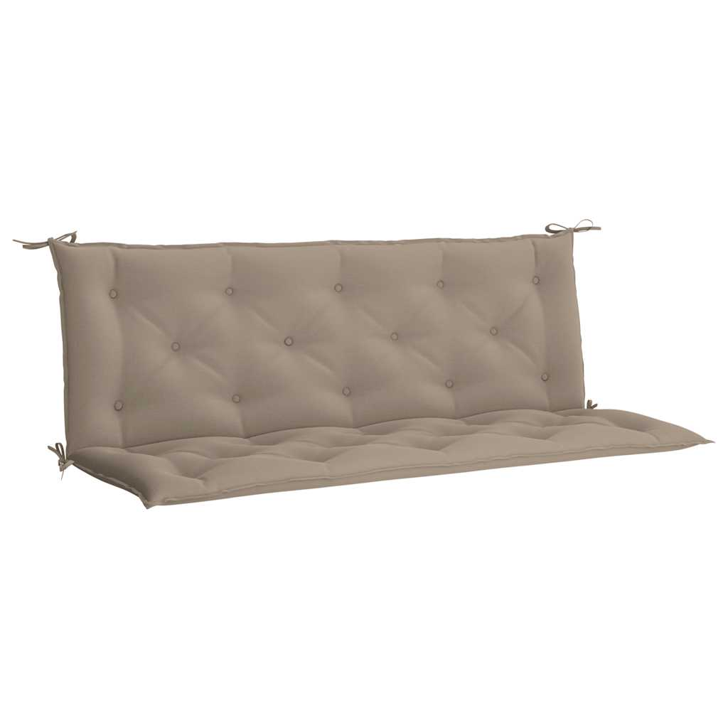 Gartenbank-Auflage Anthrazit 100x(50+50)x7 cm Oxford-Gewebe