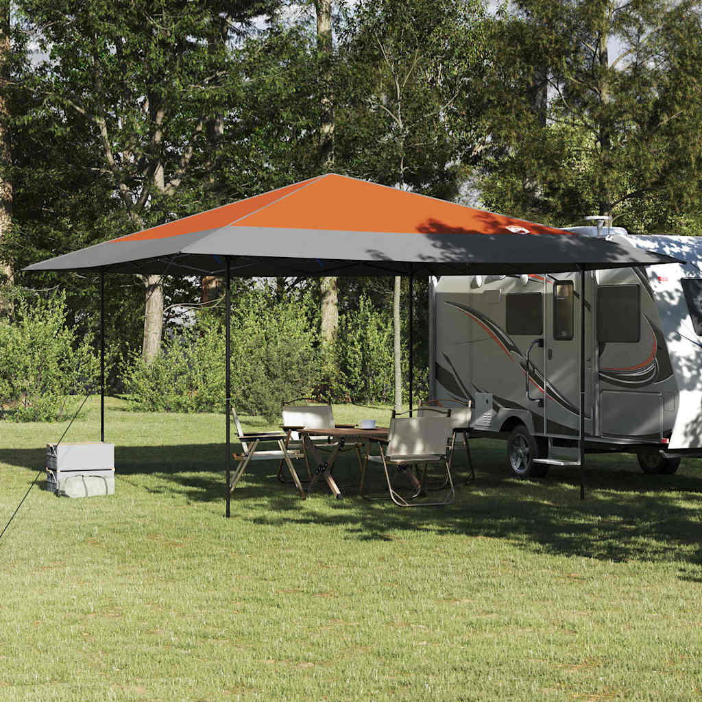 Pavillon-Zelt Blau 395 x 395 x 251 cm Stoff