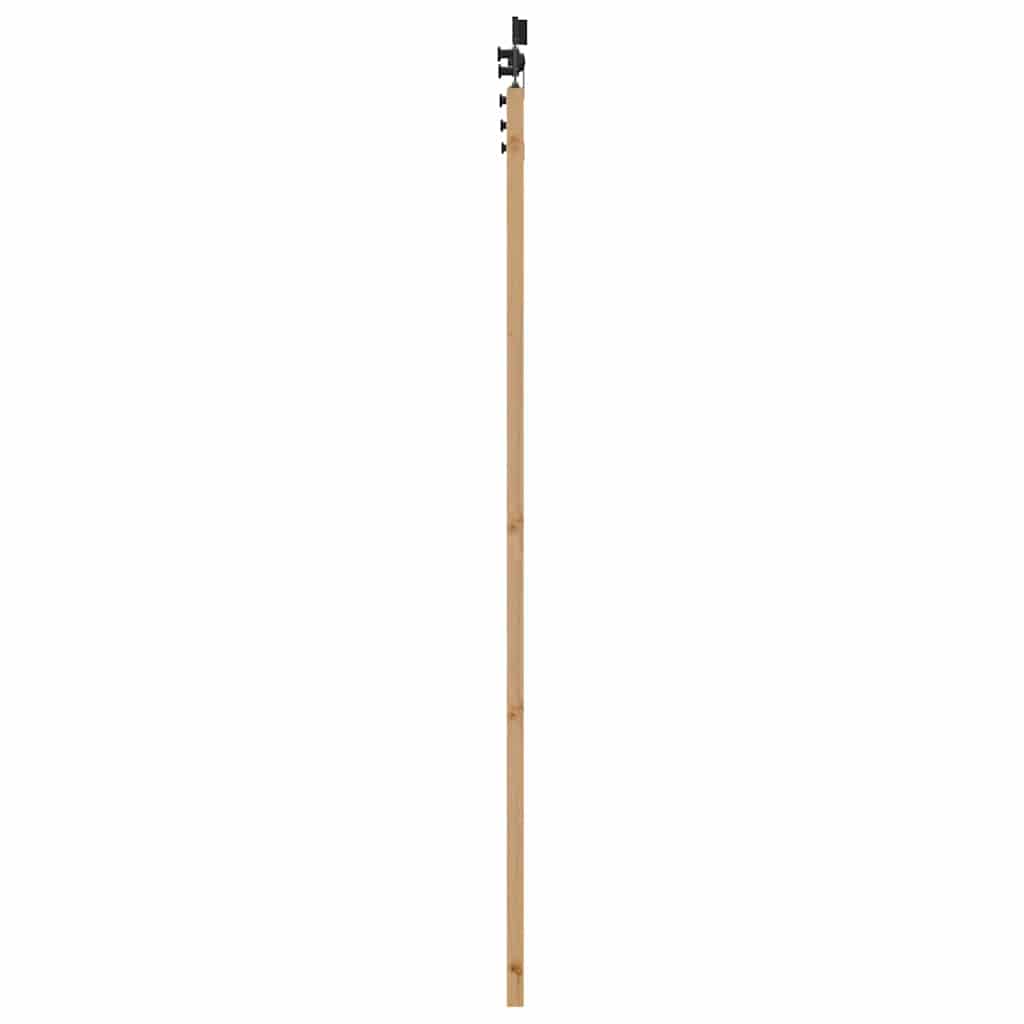 Schiebetür ORKDAL Natürlich und Schwarz 61 x 198,5 cm