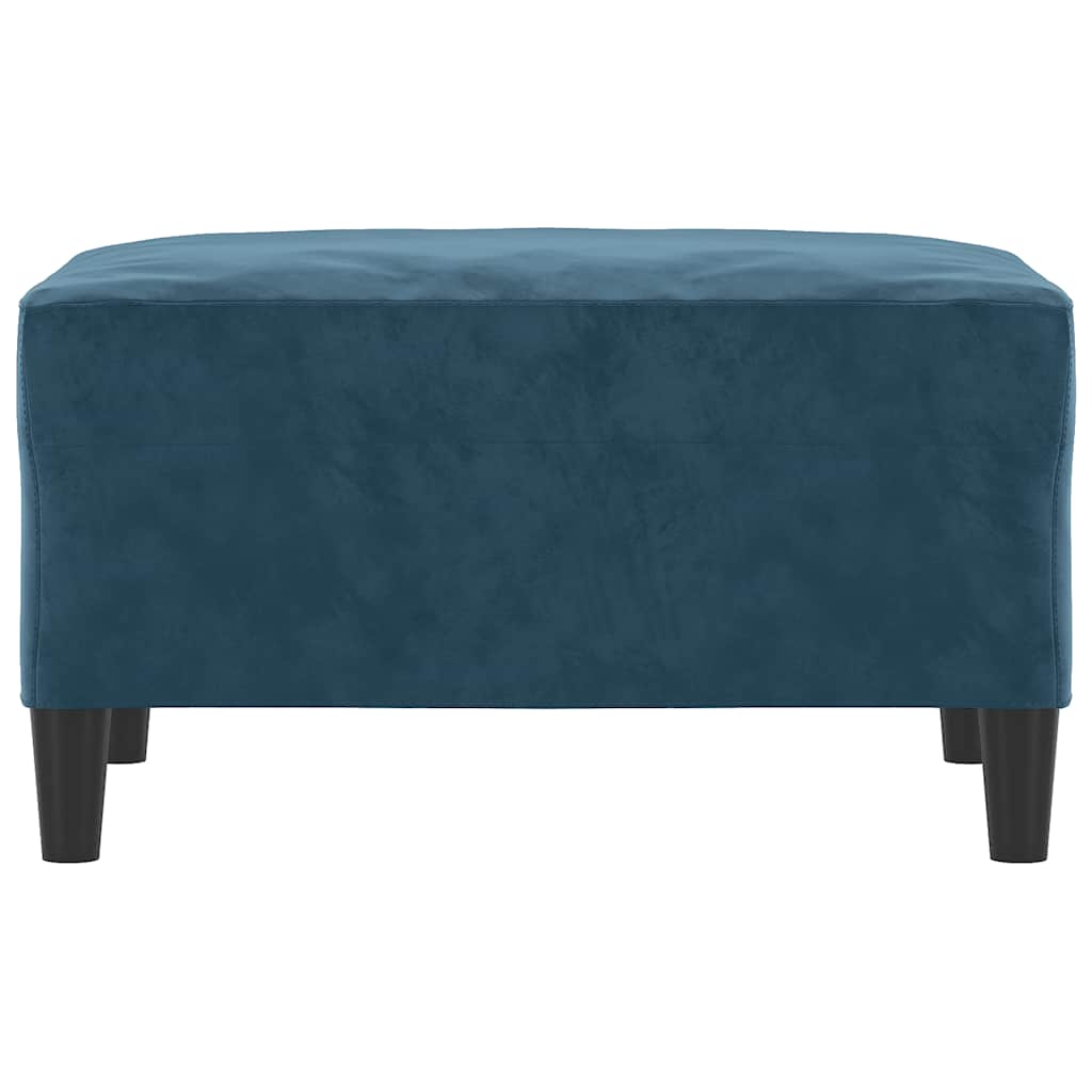 Fußhocker Hellgrau 60x50x41 cm Samt