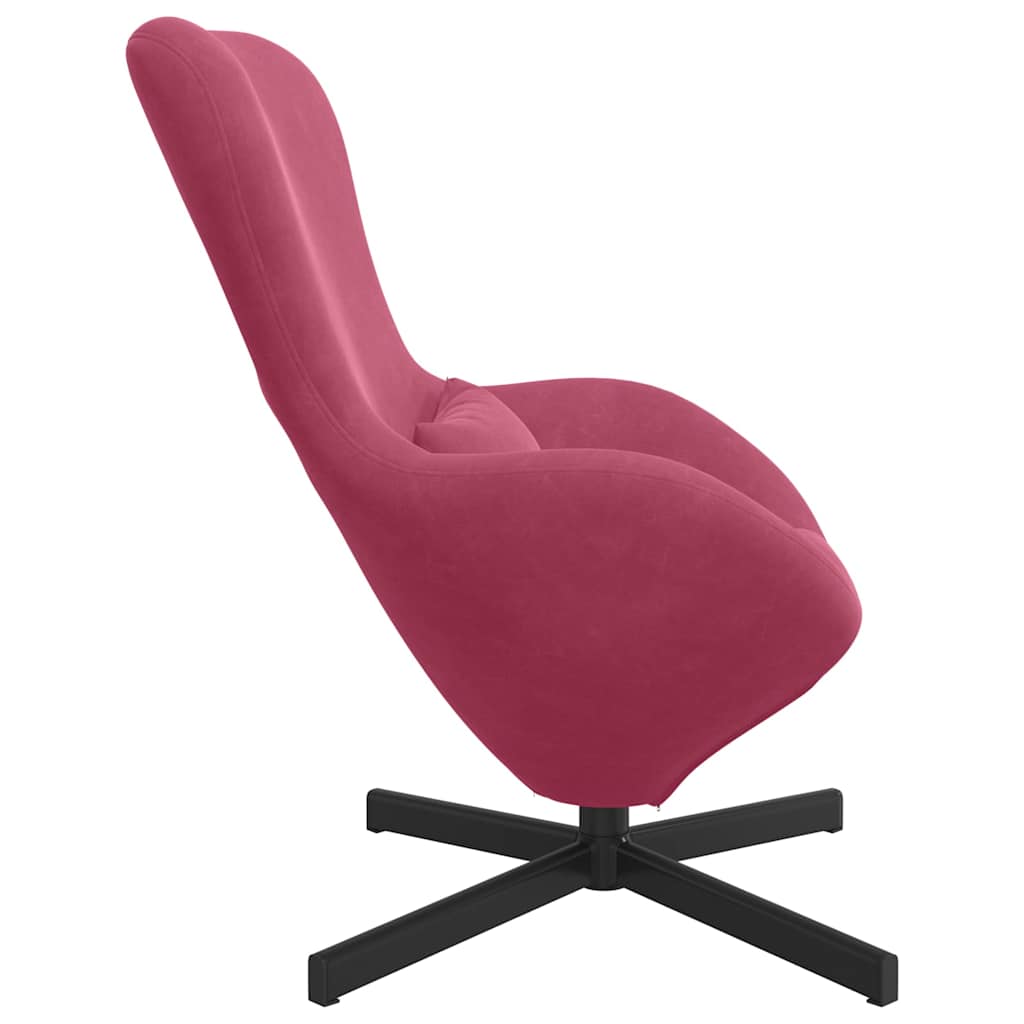 Eiersessel Blau 63 x 73 x 90 cm Samt