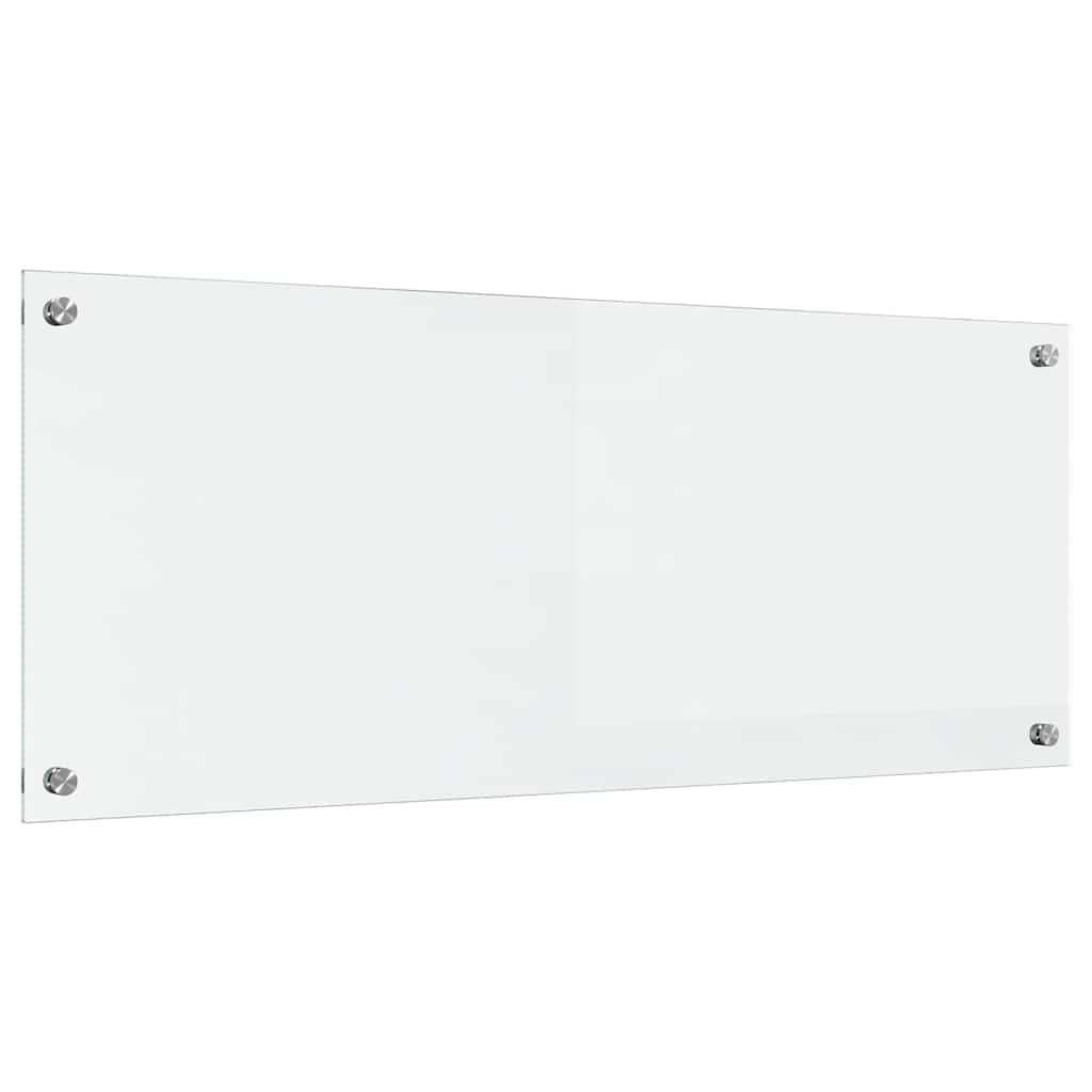 Küchenrückwand 2 pcs Weiß 70 x 40 cm Gehärtetes Glas