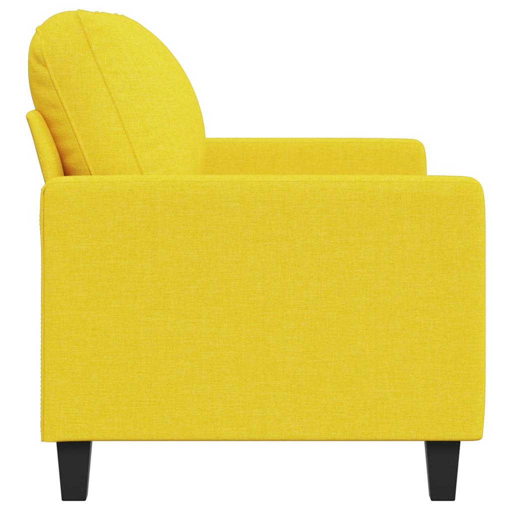 3-Sitzer-Sofa Hellgrau 180 cm Stoff