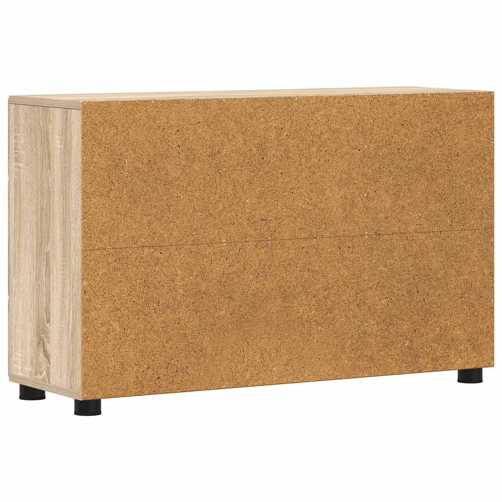 Highboard mit Regal FLORIN Weiß 60 x 35 x 182 cm Holzwerkstoff
