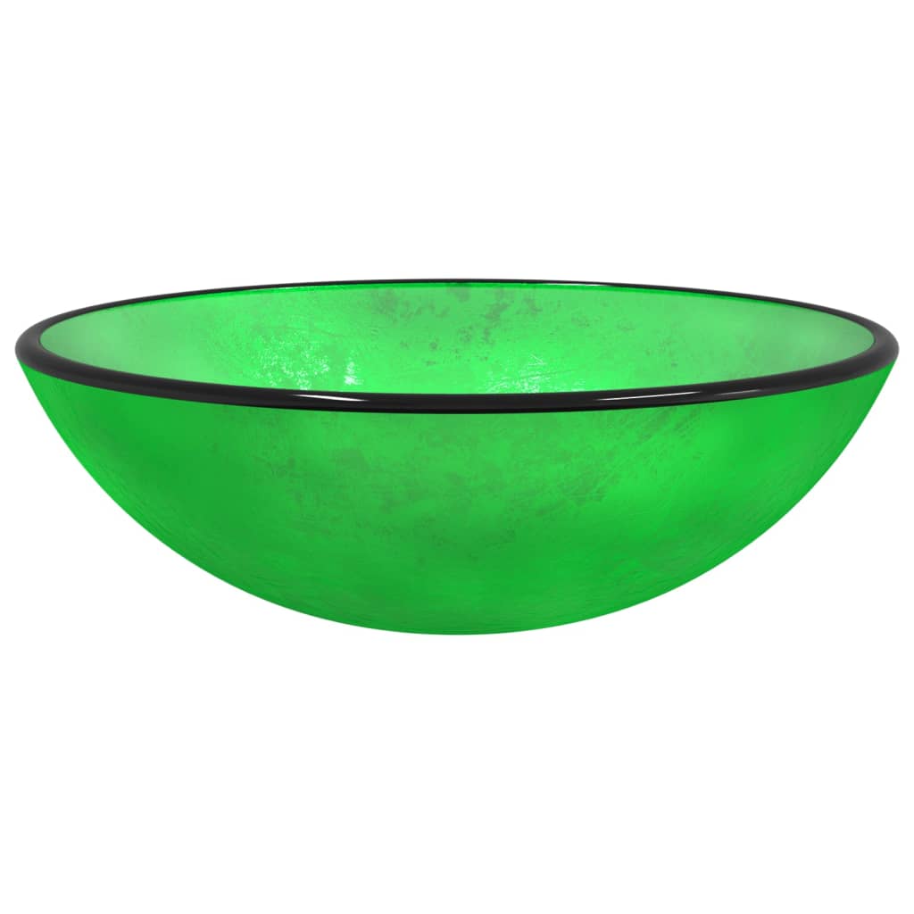 Waschbecken Hartglas 35x12 cm Transparent