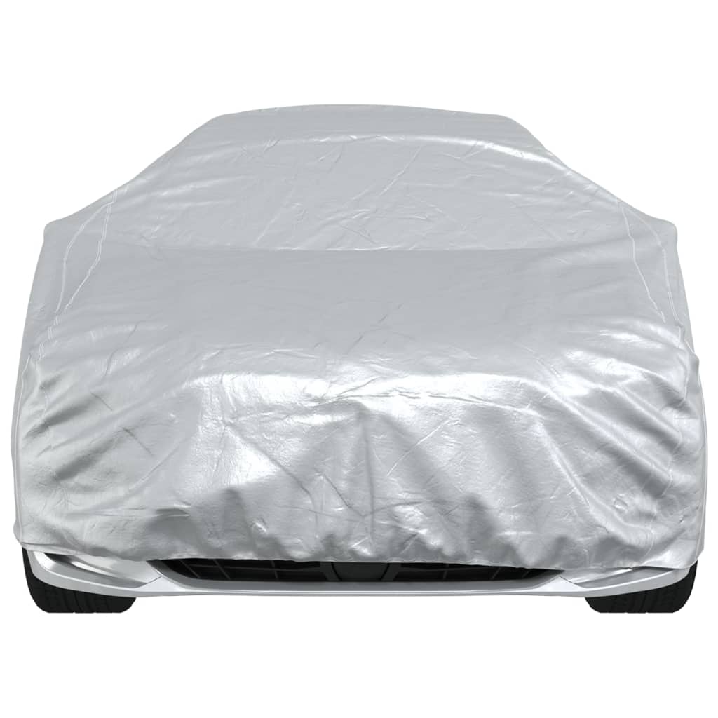 Autoabdeckung für Limousine Schnallenriemen Voll Silbern M PEVA