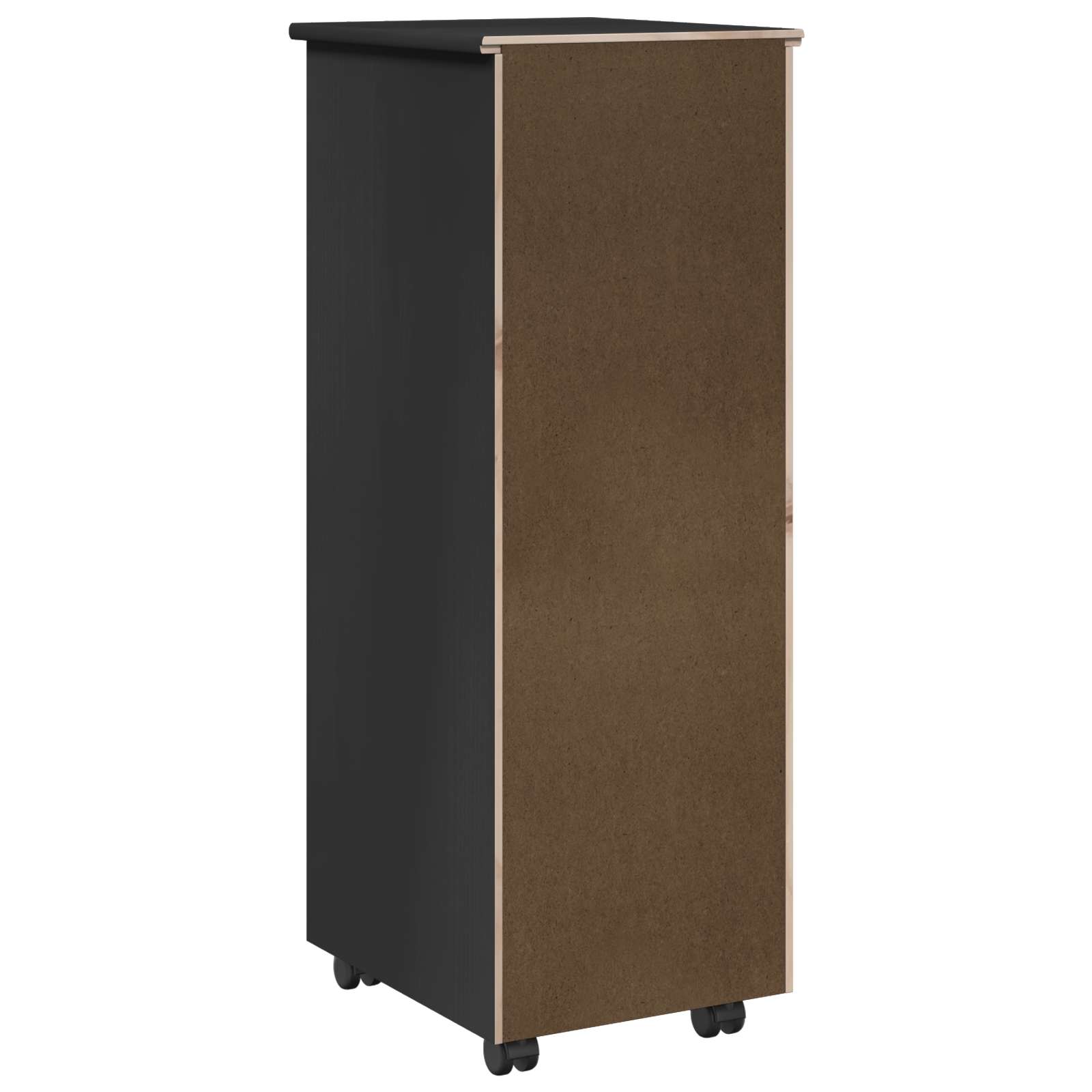 Rollschrank Honigbraun 34 x 39 x 93,5 cm Massivholz Kiefer