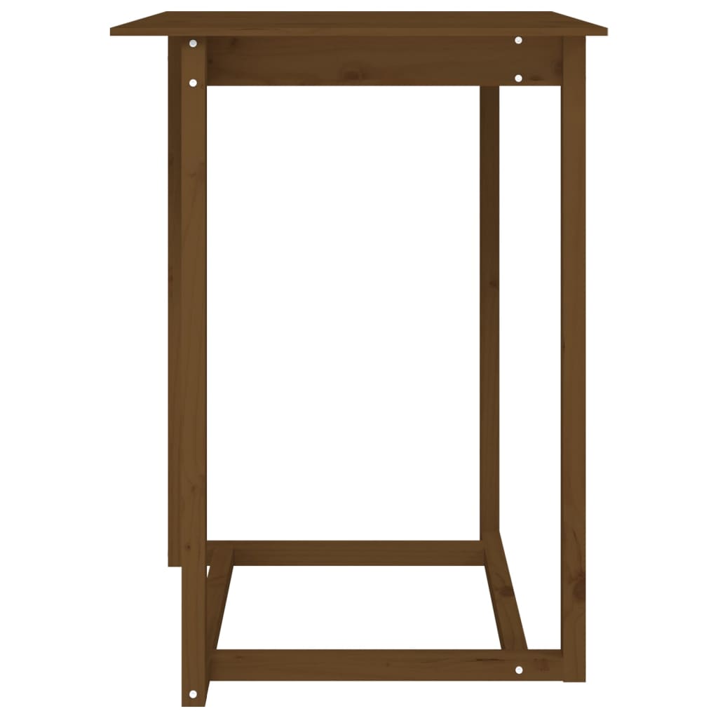 Bartisch 60x60x110 cm Massivholz Kiefer