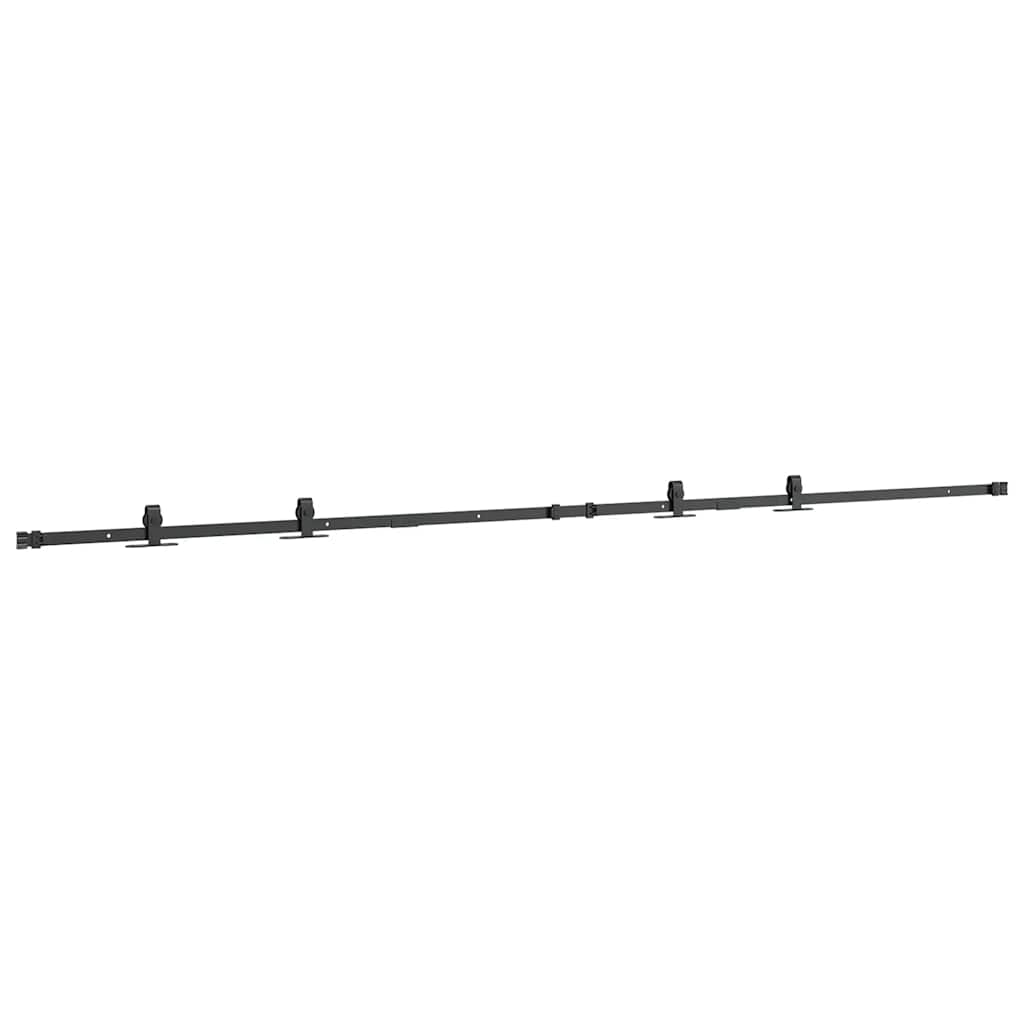 Schiebetürbeschlag Set für Schranktüren 91 cm Karbonstahl