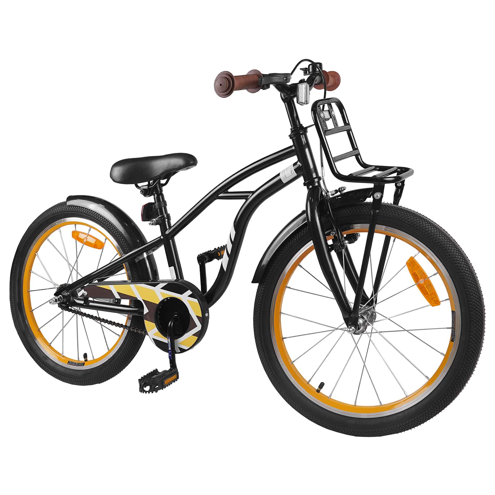 Kinderfahrrad 16 Zoll für 4-6 Jahre alt Schwarz