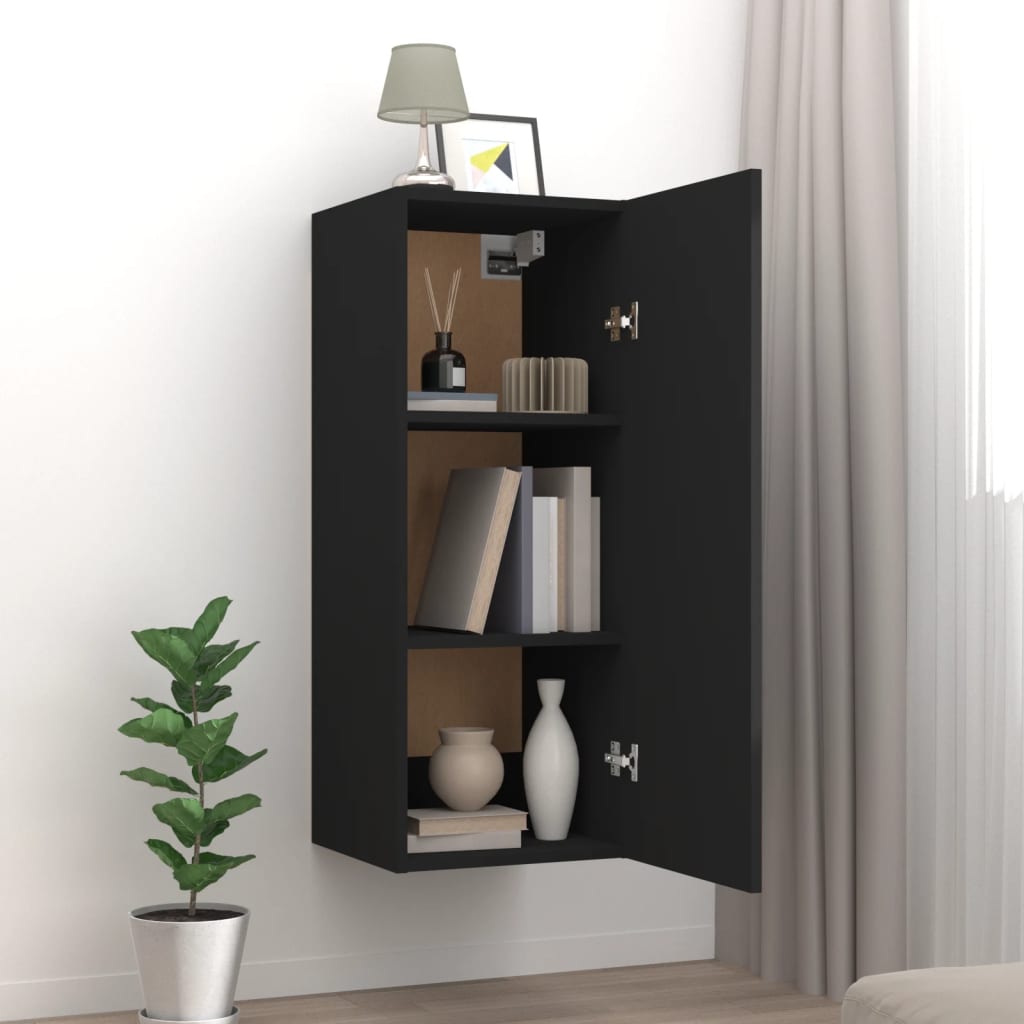 Hängeschrank Weiß 34,5x34x90 cm Holzwerkstoff