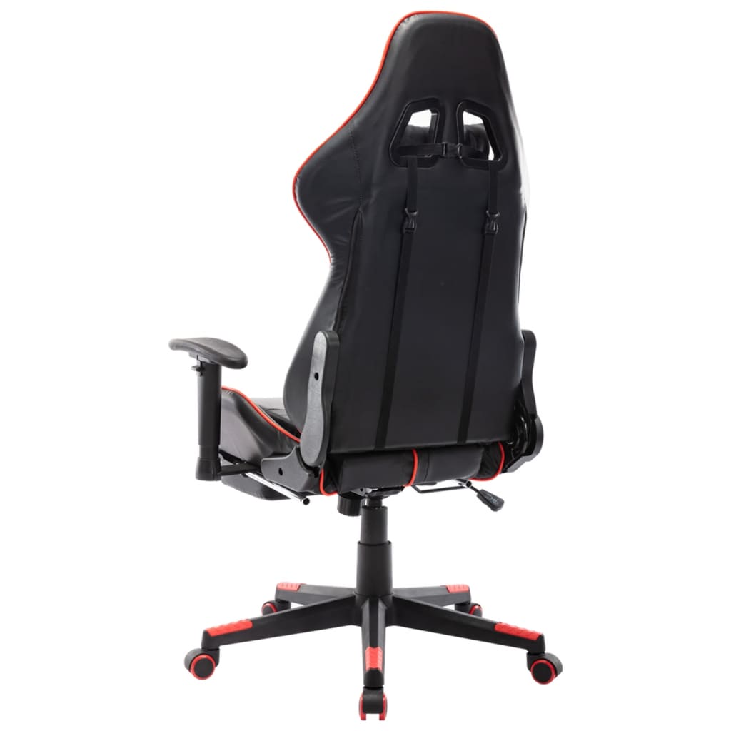 Gaming-Stuhl Schwarz und Blau Kunstleder