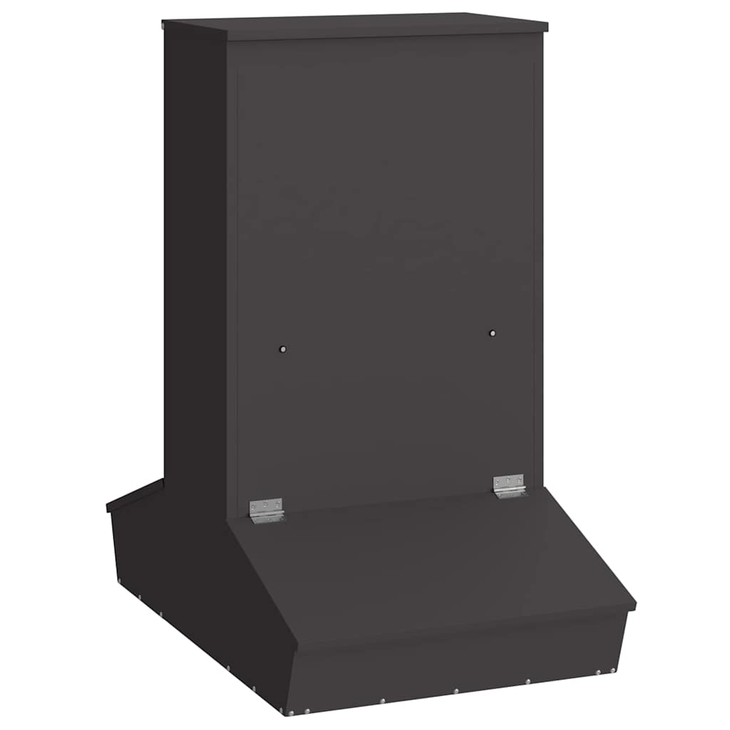 Schweinfutterspender Schwarz 55 x 38 x 76 cm