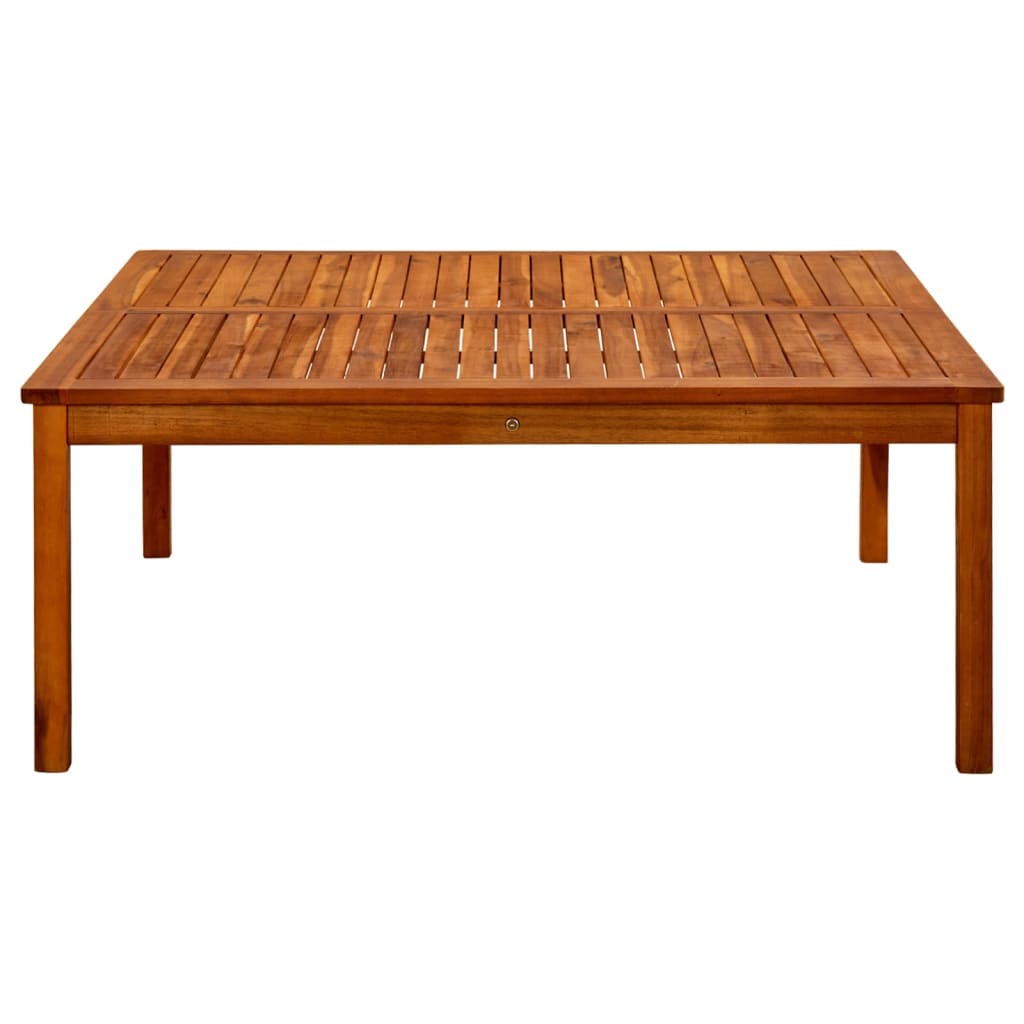 Couchtisch Helles Akazienholz 45 x 45 x 36 cm Massivholz Akazie