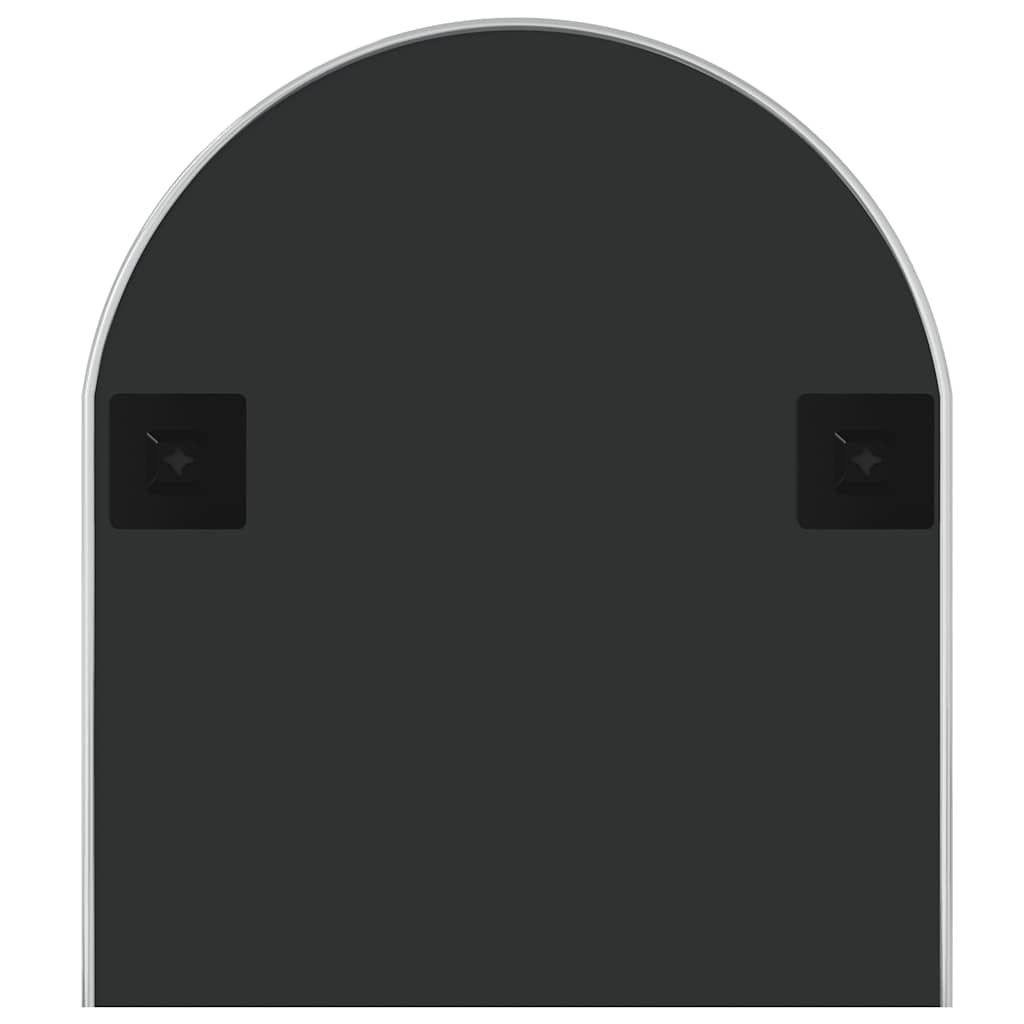 Wandspiegel Silbern 50x20 cm Oval