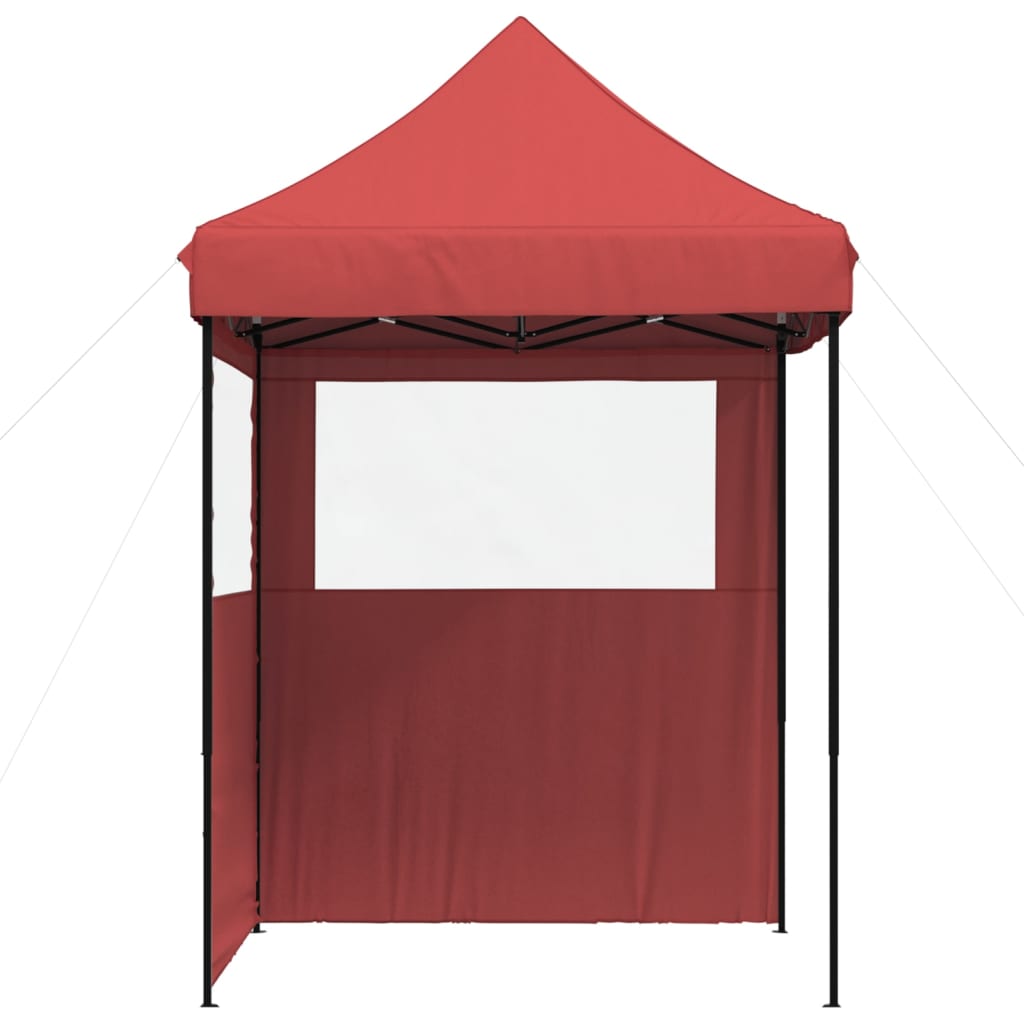 Partyzelt Faltbar Pop-Up Schwarz 200x200x306 cm