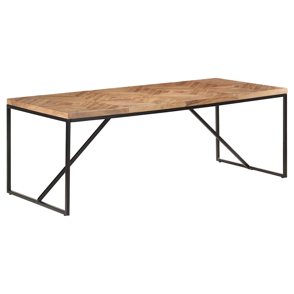 Esstisch 140x70x76 cm Massivholz Akazie und Mango