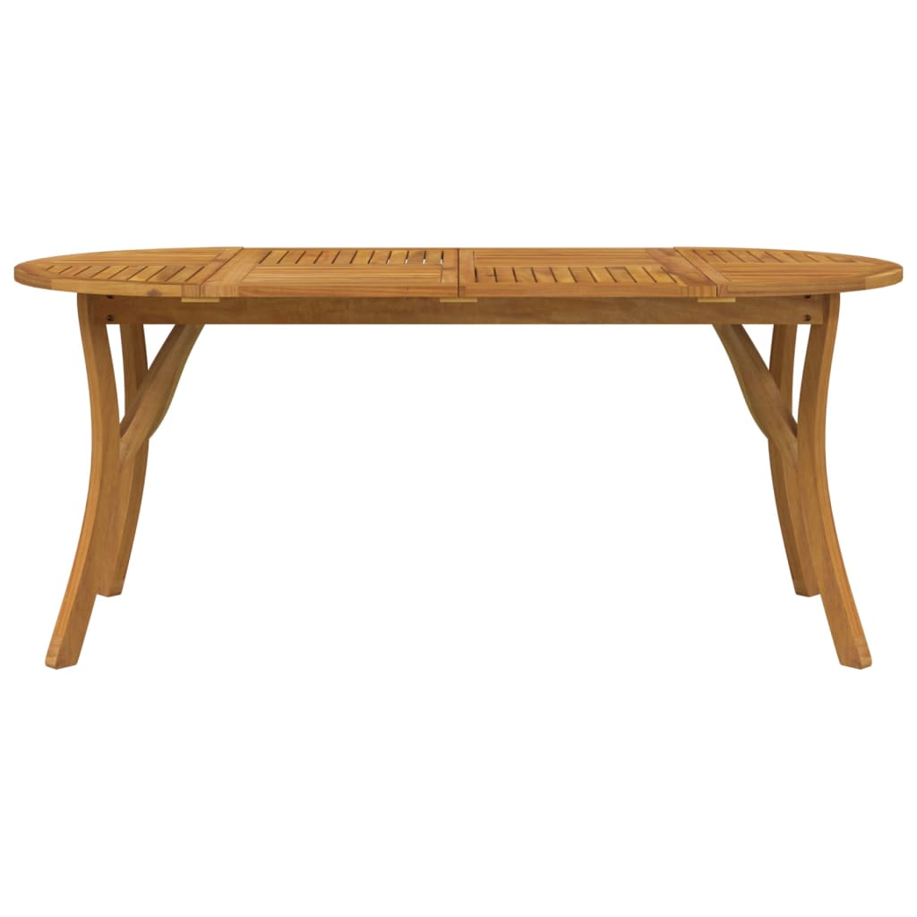 Gartentisch 85x85x75 cm Massivholz Akazie