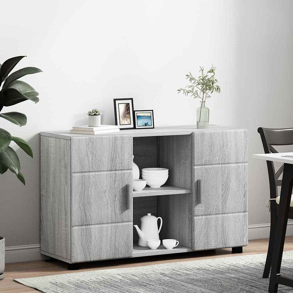 Highboard mit Regal FLORIN Weiß 60 x 35 x 182 cm Holzwerkstoff