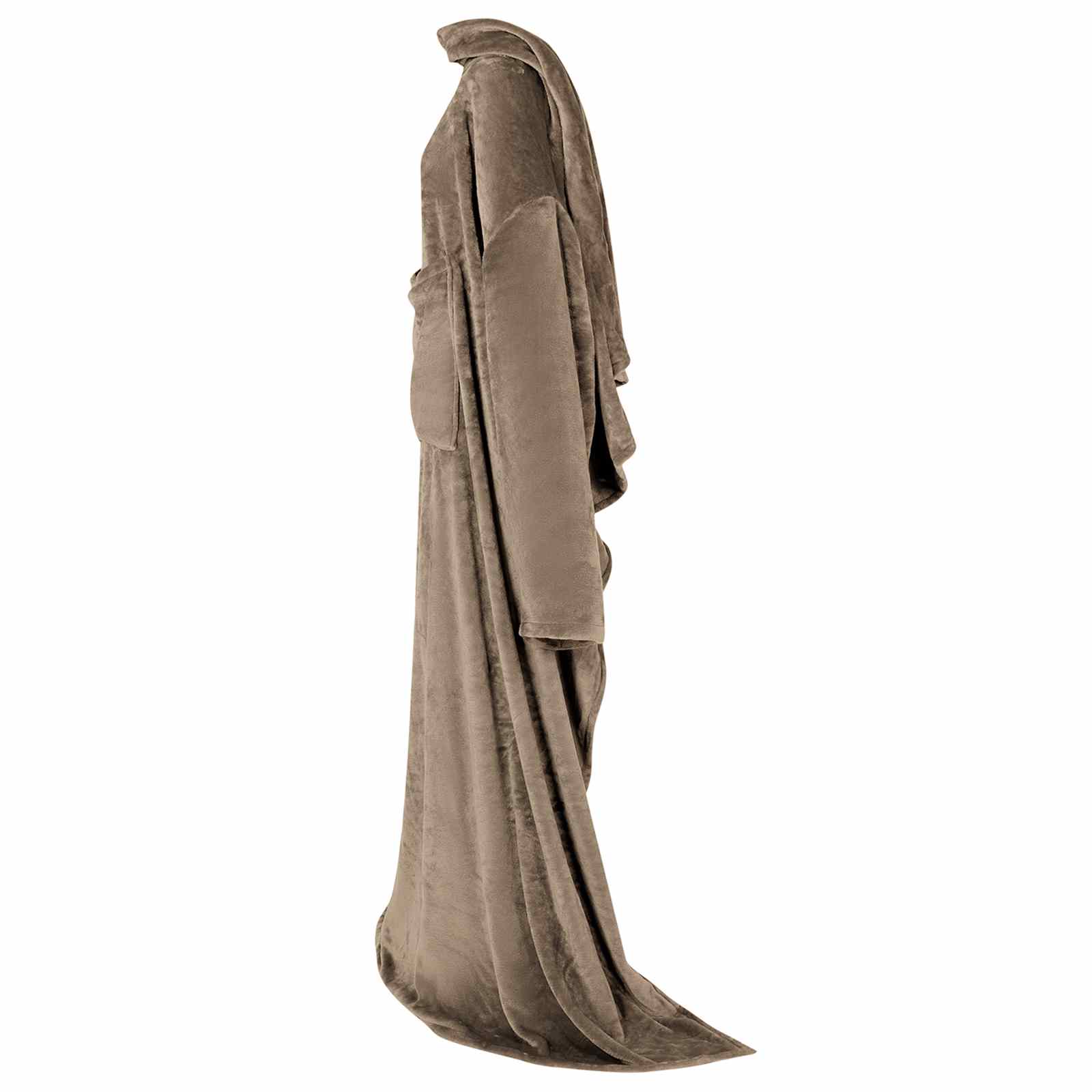 Decken-Hoodie Beige F Flanell