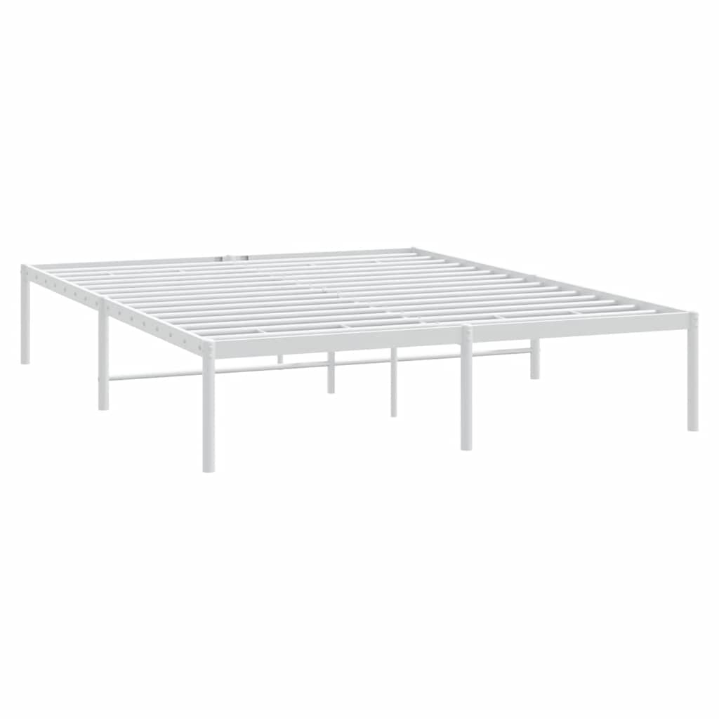 Bettgestell Metall Schwarz 75x190 cm