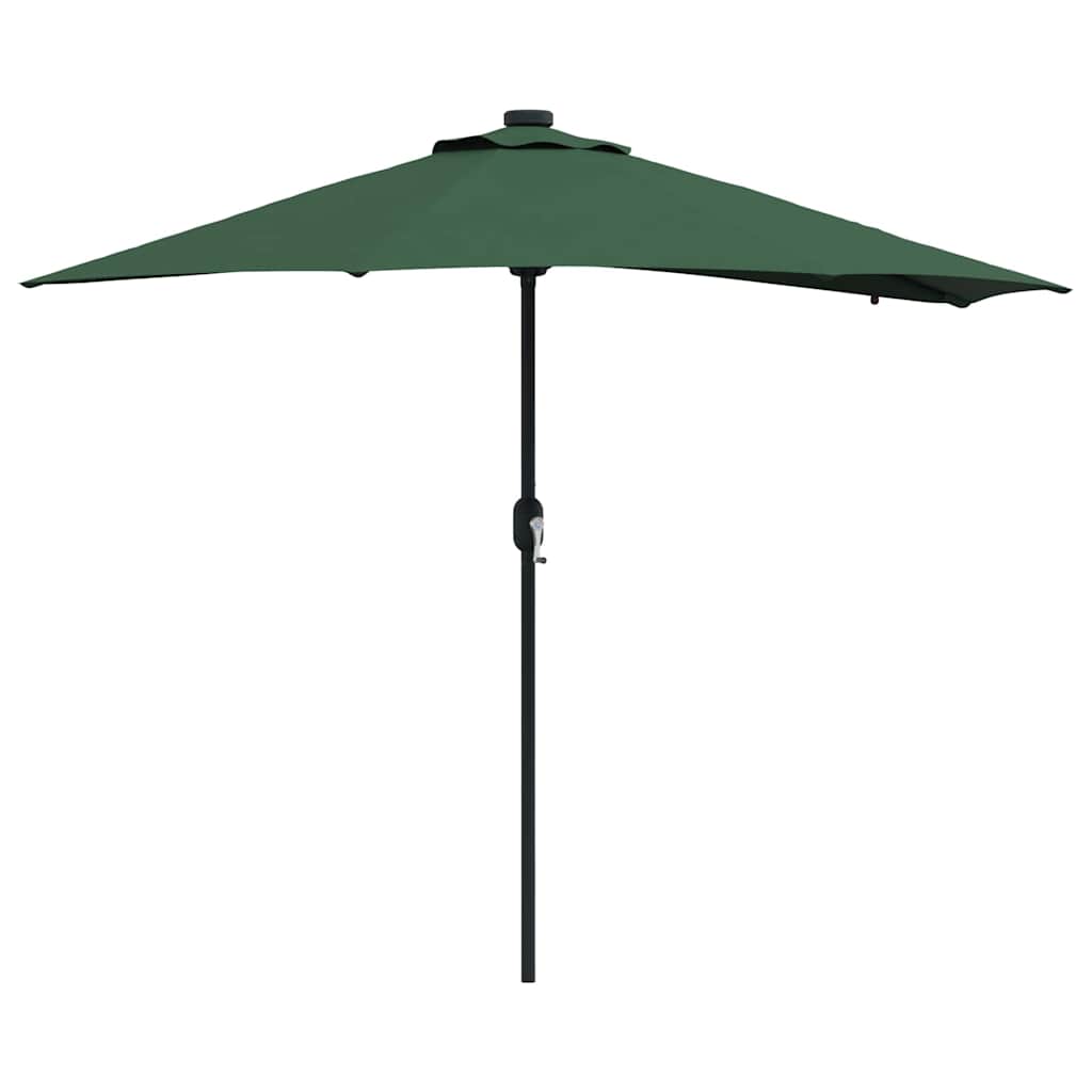 Garten-Sonnenschirm Sand 294 x 150 x 223 cm Polyester und Stahl