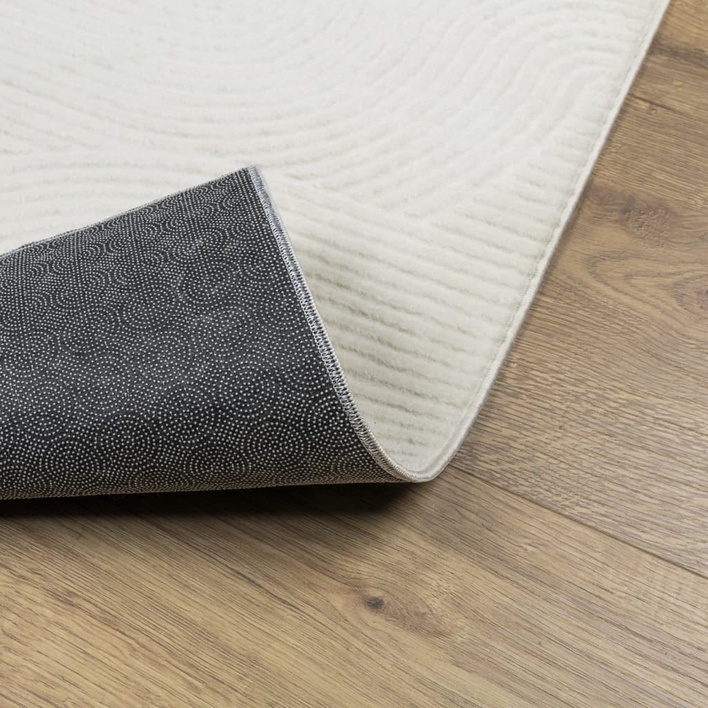 Teppich IZA Kurzflor Skandi-Stil Anthrazit 80x150 cm