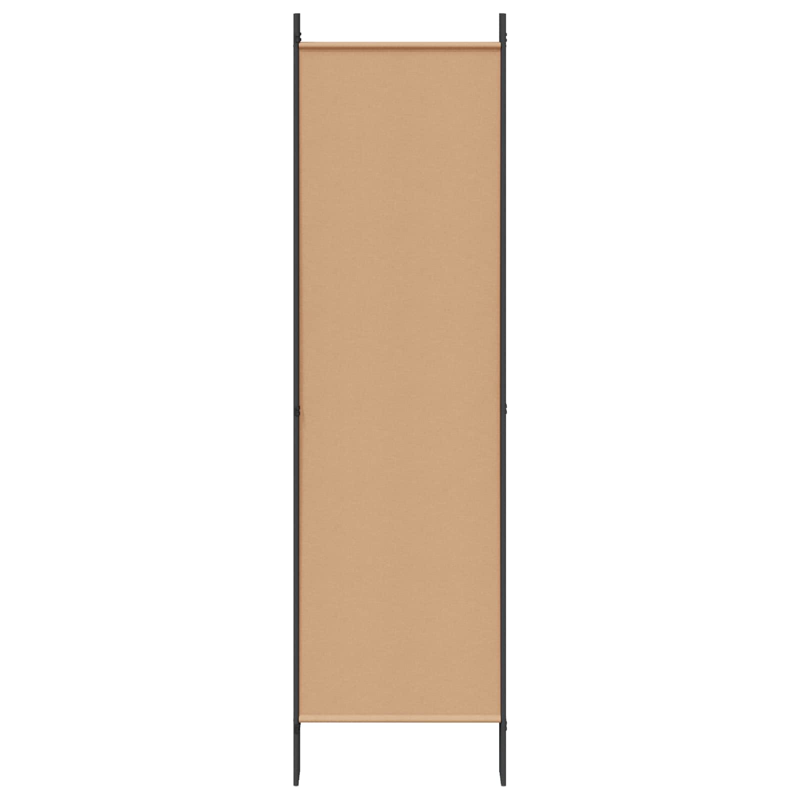 Raumteiler Beige 150 x 180 cm Stoff
