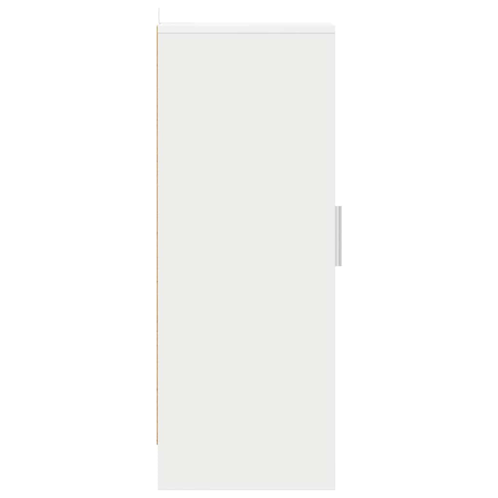 Schuhschrank Weiß 60x35x70 cm Holzwerkstoff