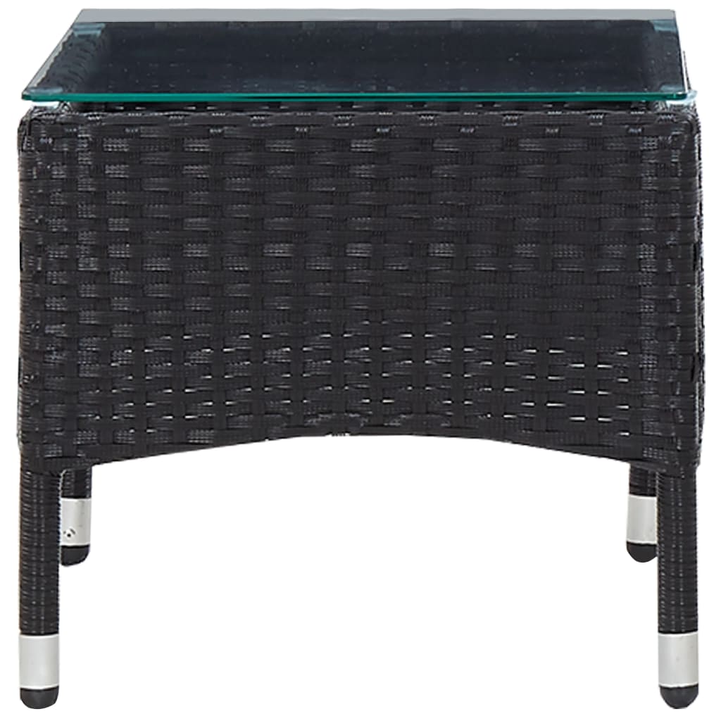 Couchtisch Braun 60x40x36 cm Poly Rattan