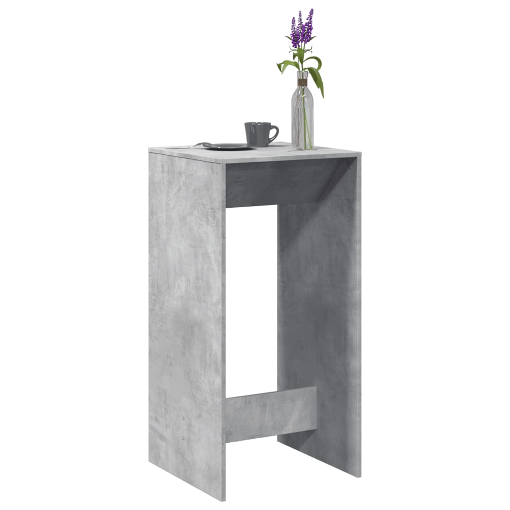 Bartisch Schwarz Eichen-Optik 102 x 50 x 103,5 cm Holzwerkstoff