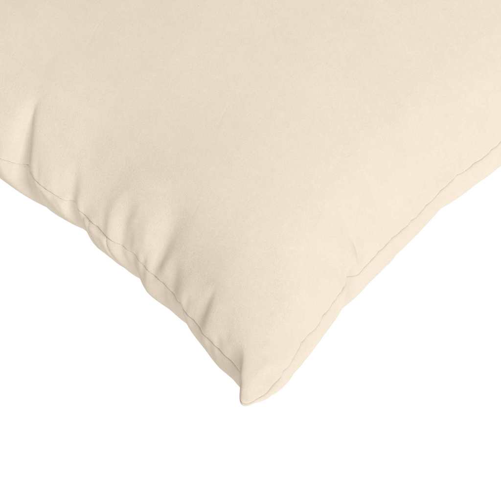 Sofakissen 2 Stück Taupe 50 x 30 cm Stoff