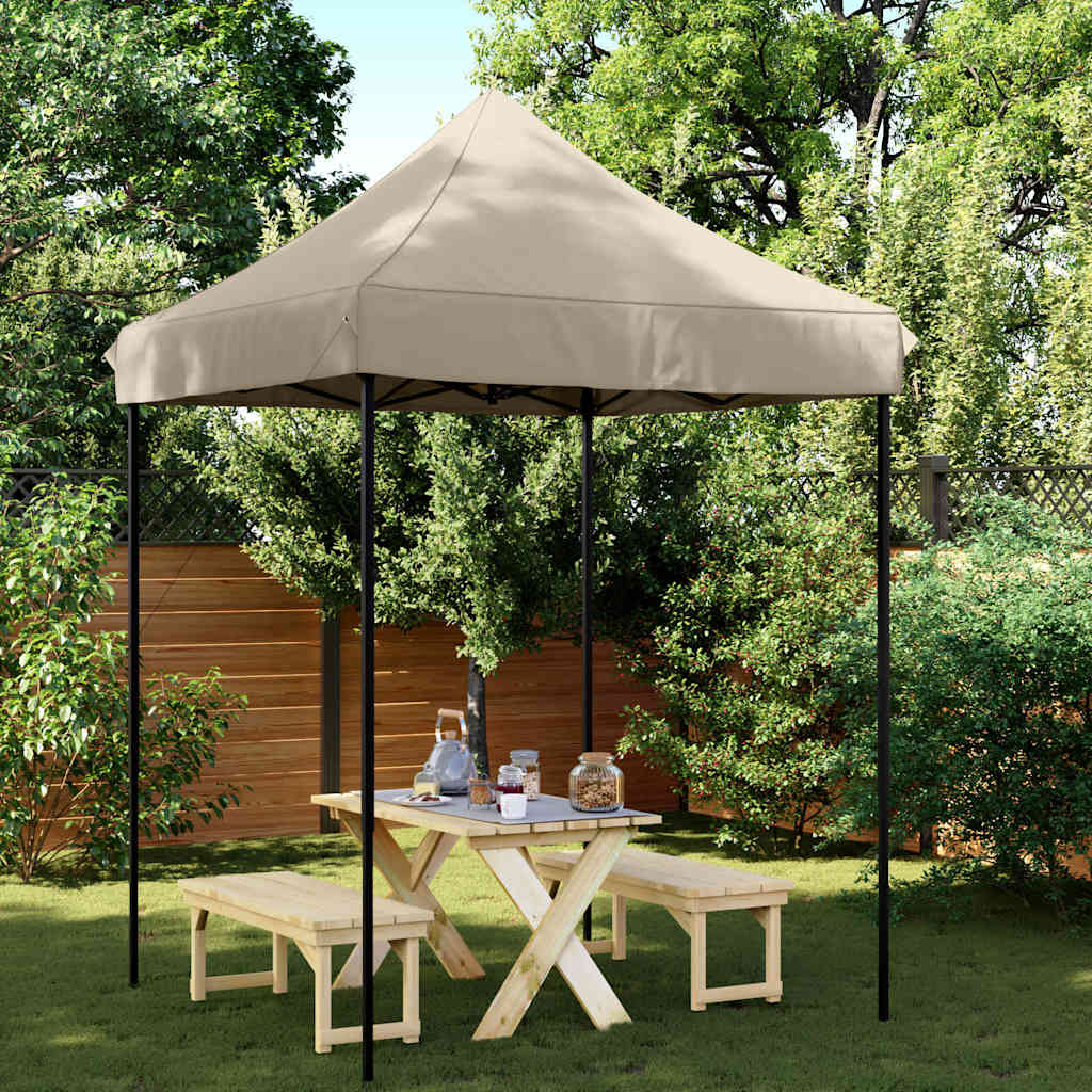 Partyzelt Faltbar Pop-Up Schwarz 200x200x306 cm