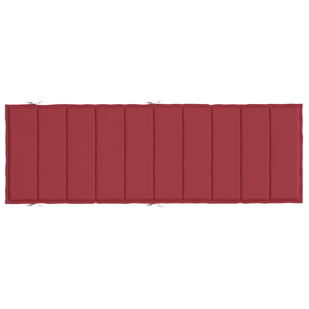 Sonnenliegen-Auflage Grau 186x58x4 cm Oxford-Gewebe