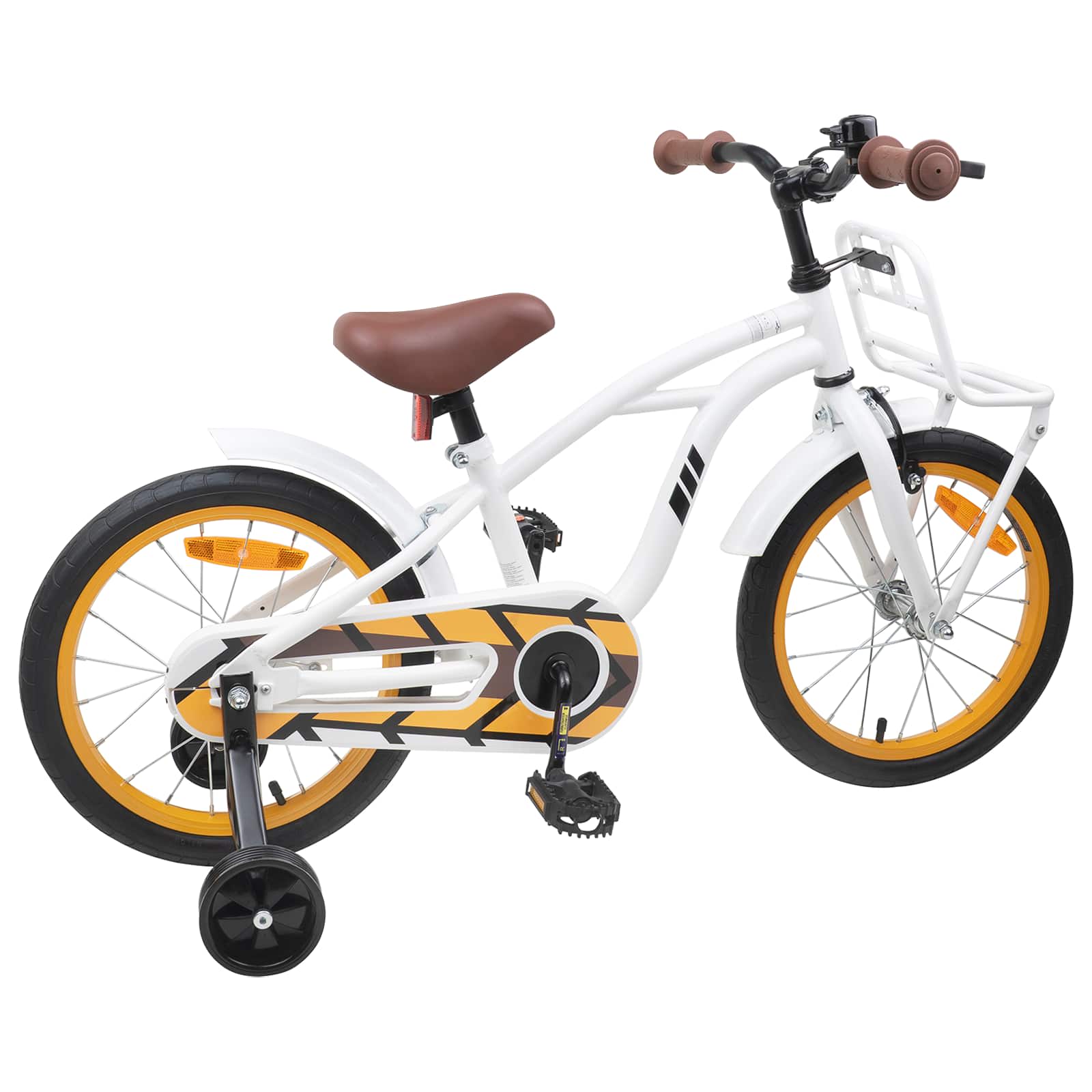Kinderfahrrad 16 Zoll für 4-6 Jahre alt Schwarz