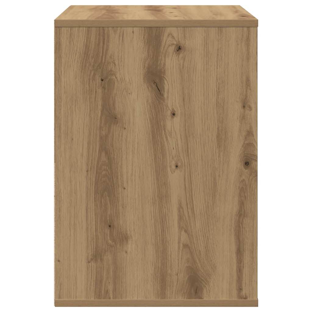 Schubladenschrank Schwarz Eichen-Optik 41 x 40 x 58 cm