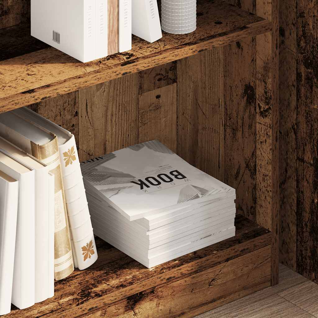 Bücherregal Weiß 40x24x75 cm Holzwerkstoff