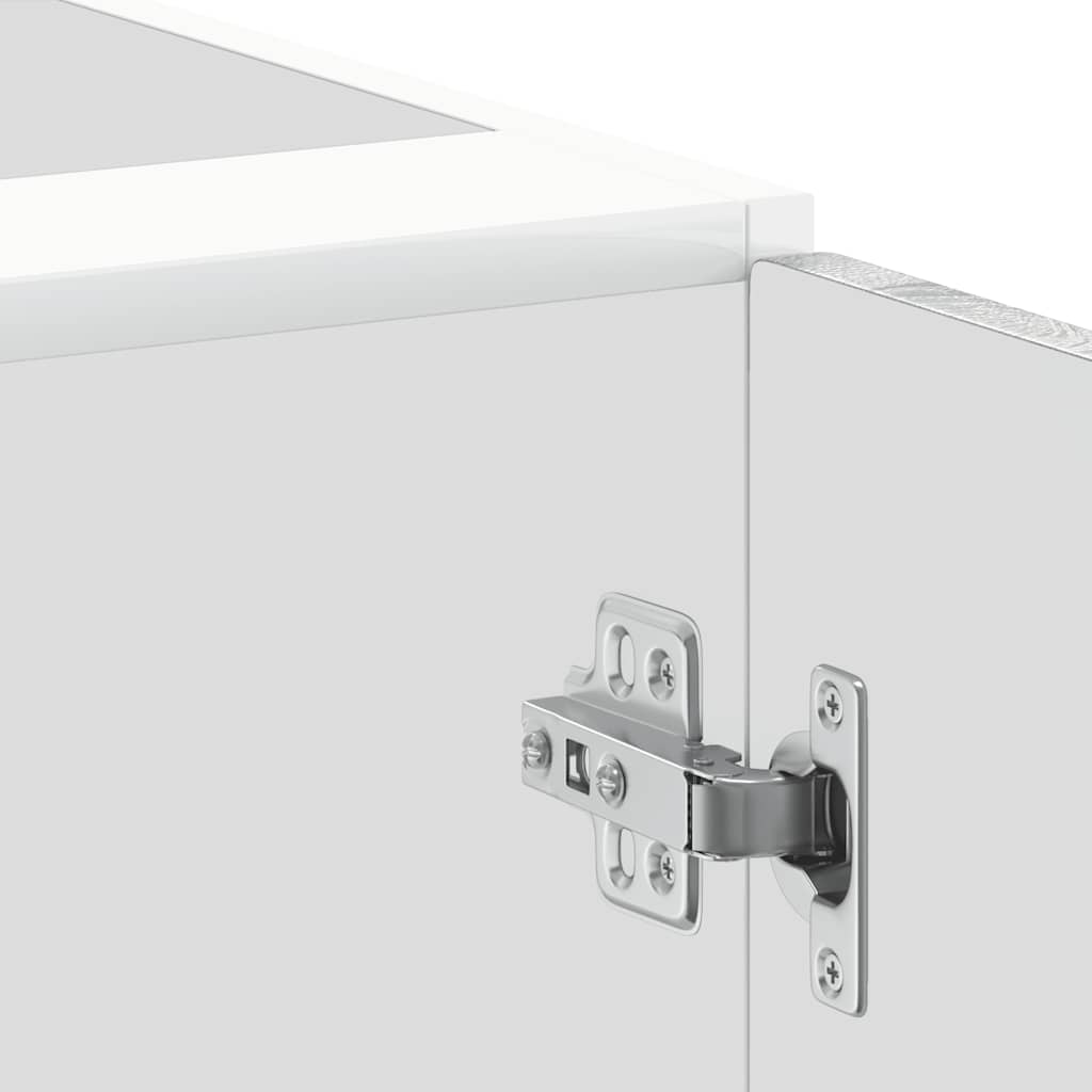 Herdumbauschränke 2 Stk. Porto Weiß Holzwerkstoff