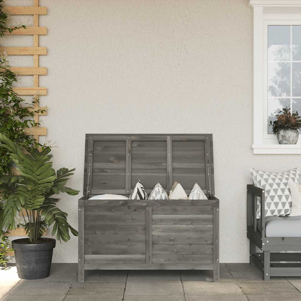 Gartentruhe 50x49x56,5 cm Massivholz Tanne