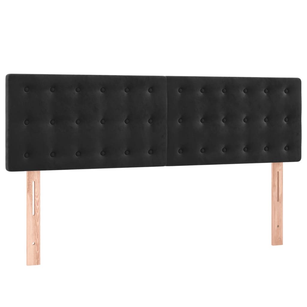 Kopfteil Hellgrau 80x5x118/128 cm Samt